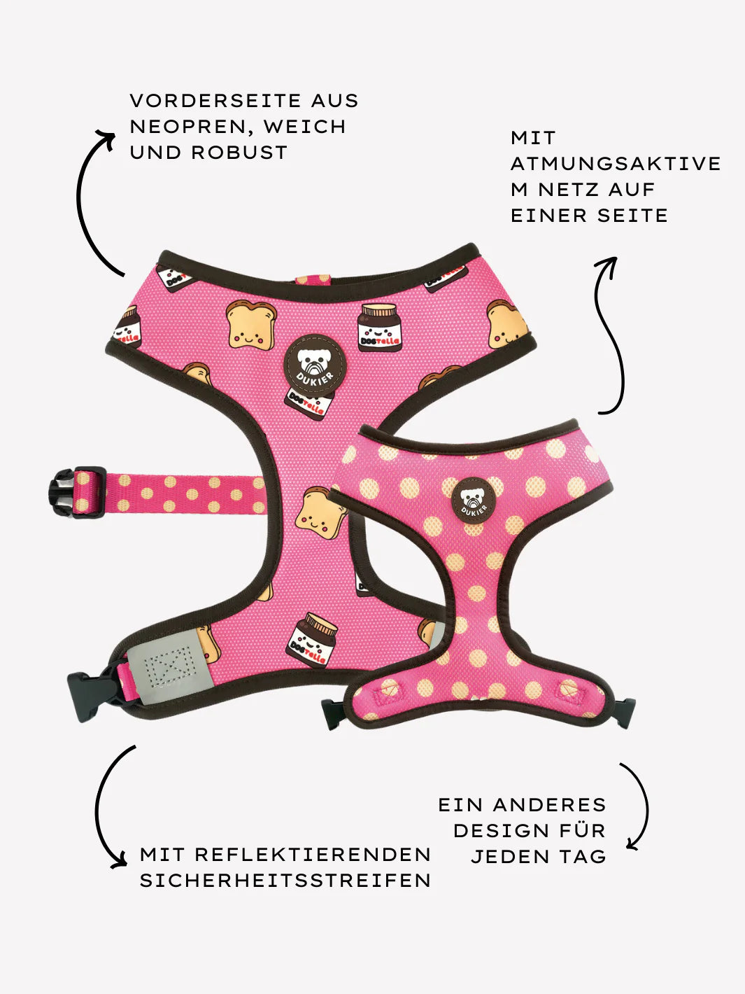 Umkehrbares Geschirr DOGTELLA