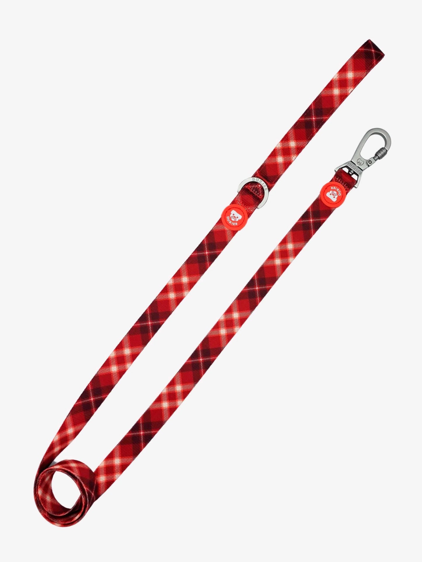 Leine Kariert Rot