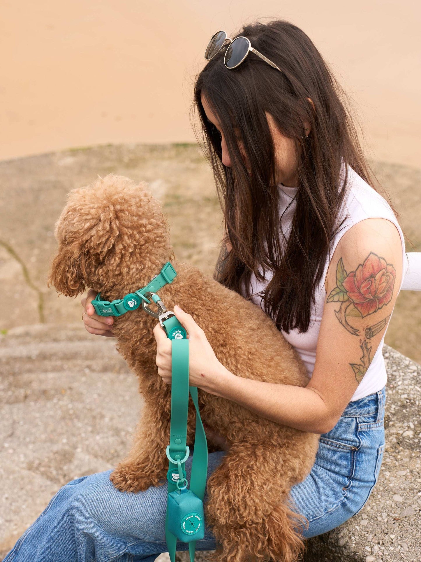 Waterproof Green Halsband